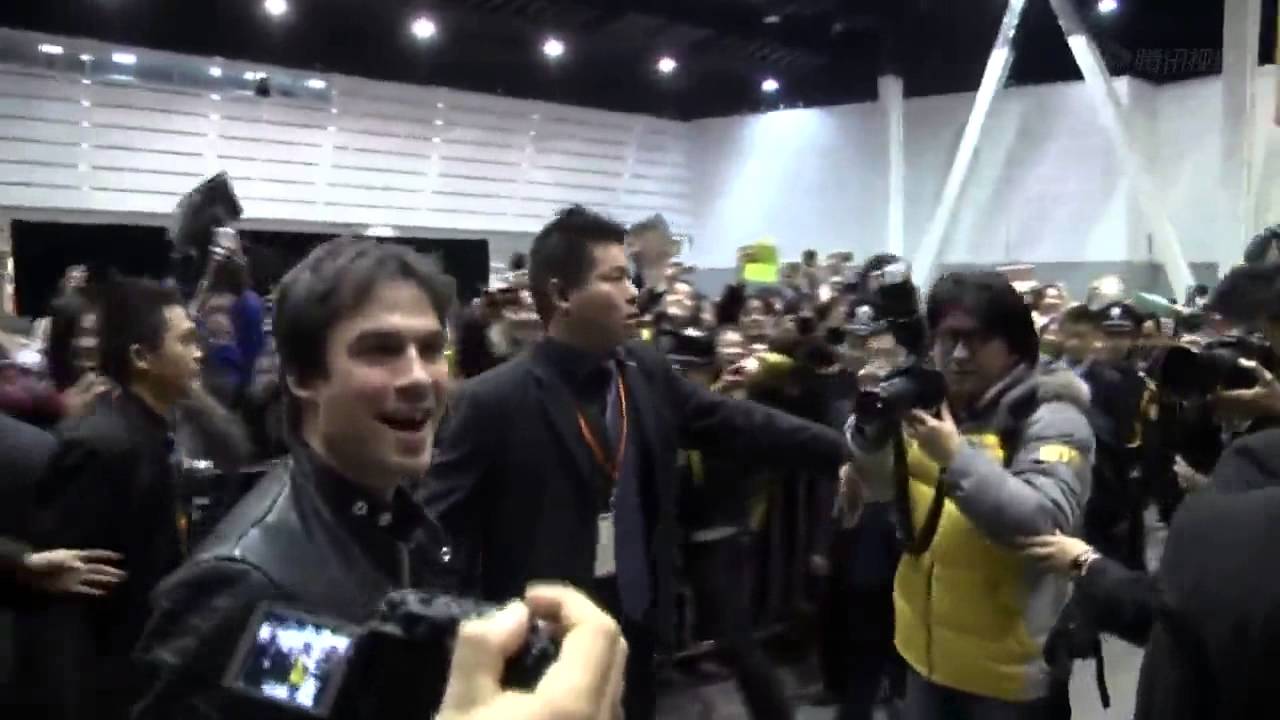 Ian Somerhalder in China.