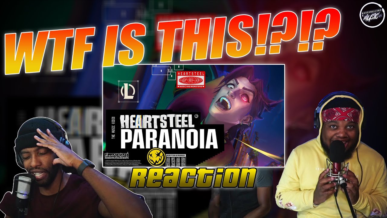 HEARTSTEEL - PARANOIA ft. BAEKHYUN, tobi lou, &Oslash;ZI, and Cal Scruby (REACTION) GYAATTT!!