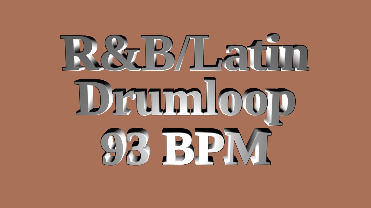 R&B/Latin Drum Loop 93 BPM