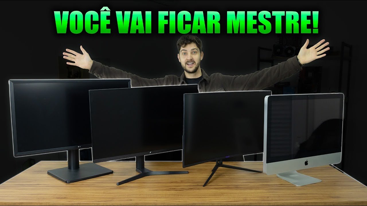 GUIA  COMPLETO SOBRE MONITORES, APRENDA A COMPRAR O MELHOR PRA VOCÊ
