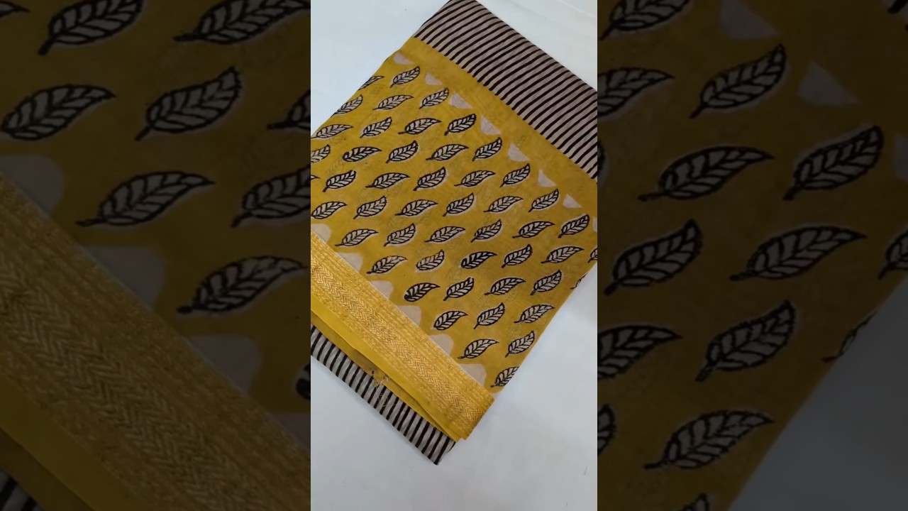 Bagru Print Maheshwari Silk Sarees | Maheshwari Silk Sarees Ajrakh Print | Handloom Silk Sarees