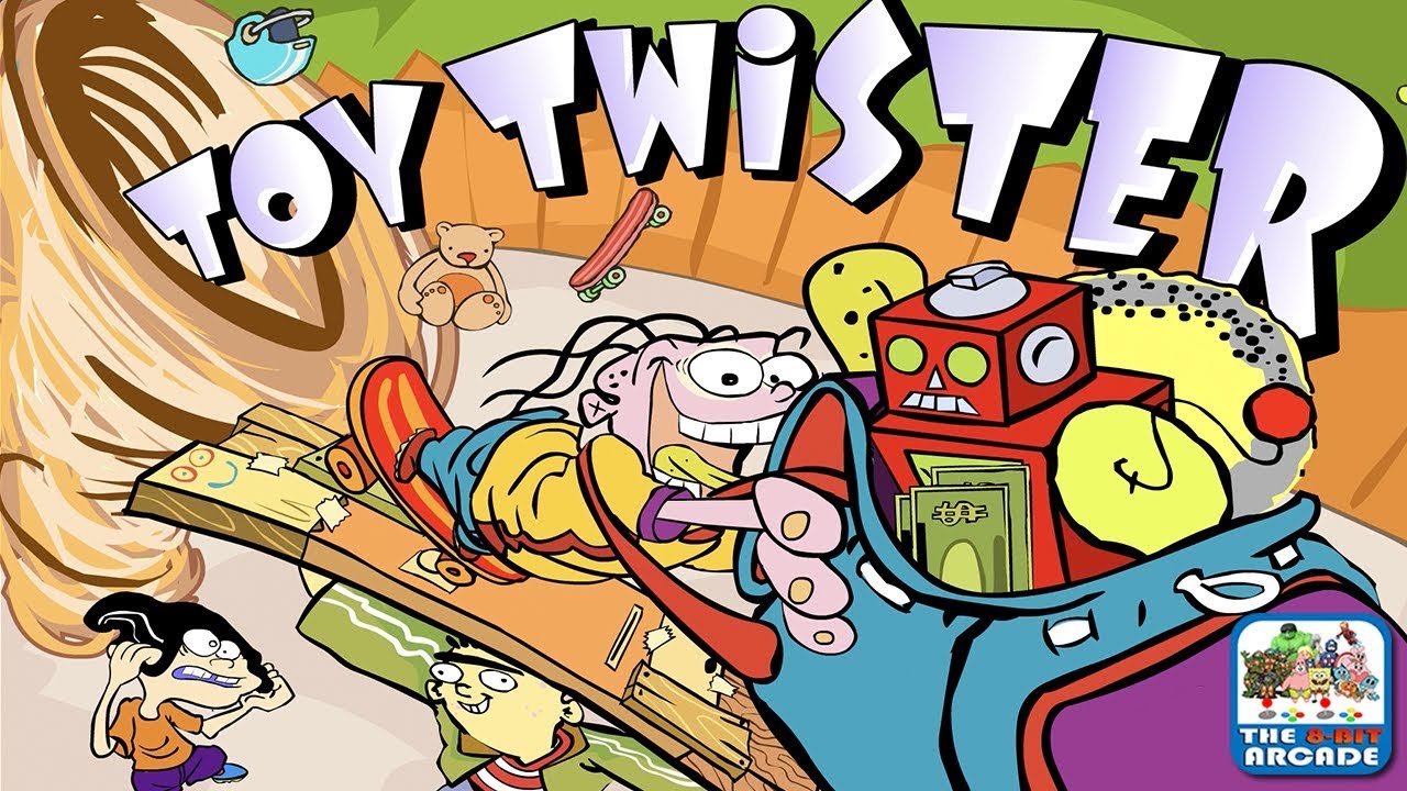 Ed, Edd n Eddy: Toy Twister - Collect the Toys being Thrown by the Tornado (CN Classics Gameplay)