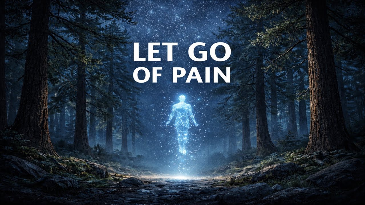NIGHT FOREST: Let Go of Pain & Sleep (40 Min) 🌲