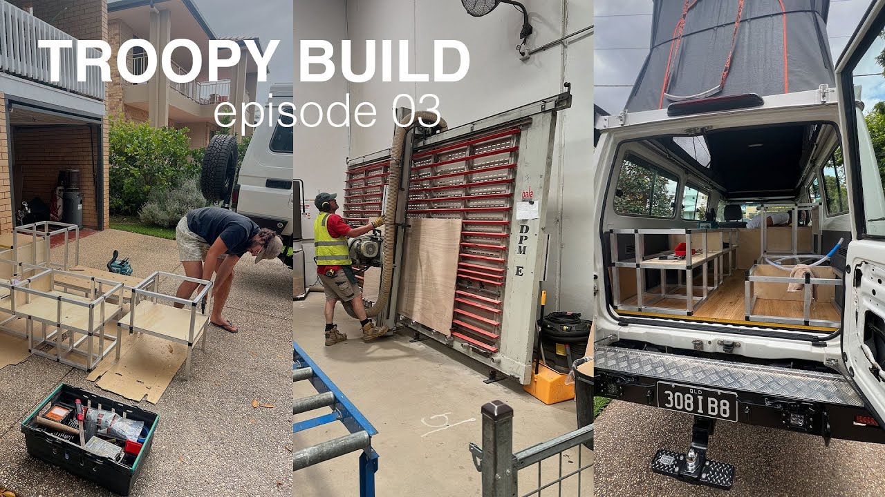 Troopy Build Episode 03 | Aluminium Frame & Adhesive Vinyl