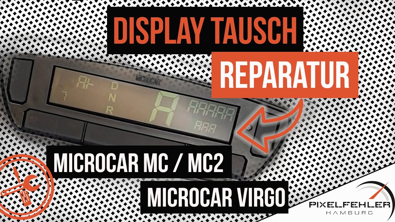 Do it Yourself! So einfach tauscht ihr das LCD Display vom Microcar / Tacho selbst aus!