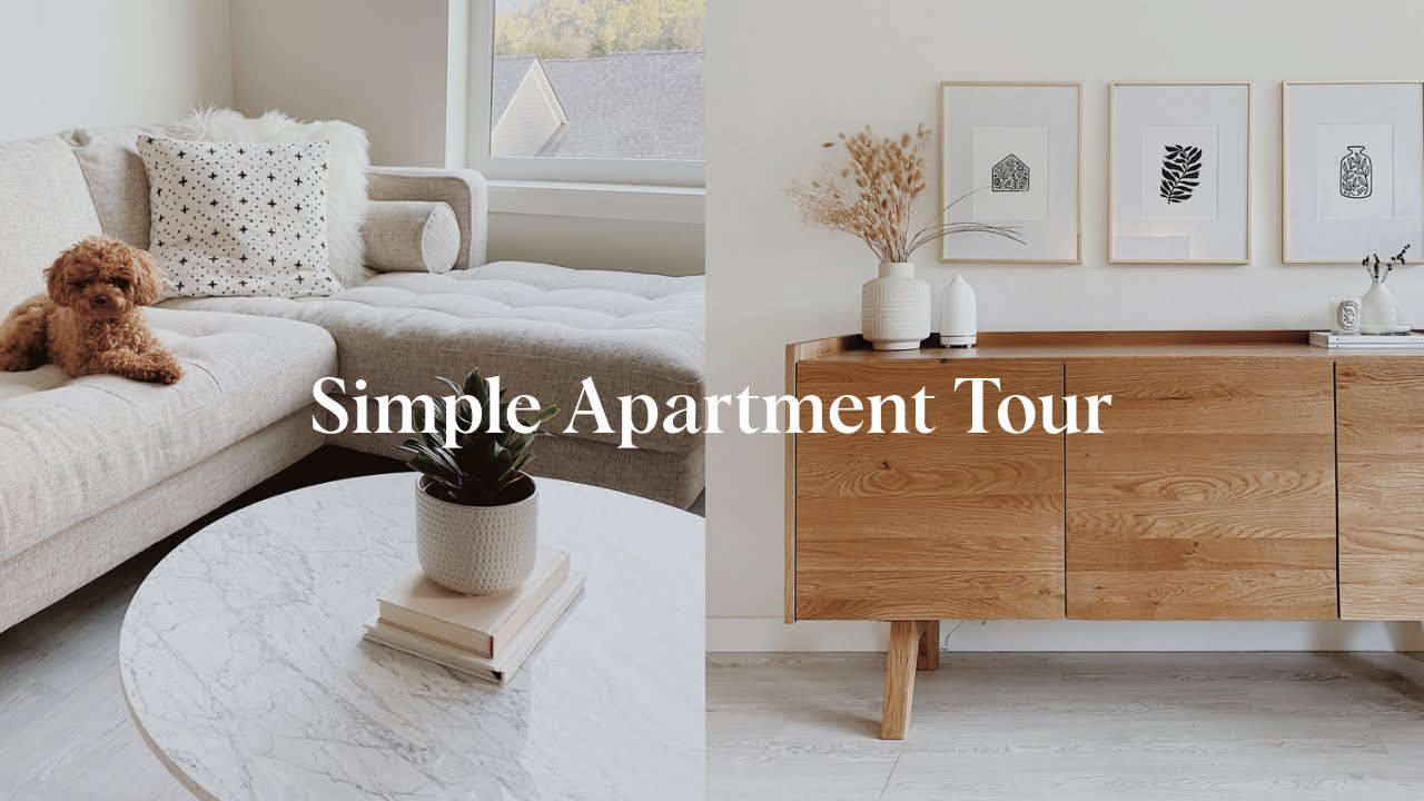 Simple Apartment Tour | Mid Century Modern Inspired