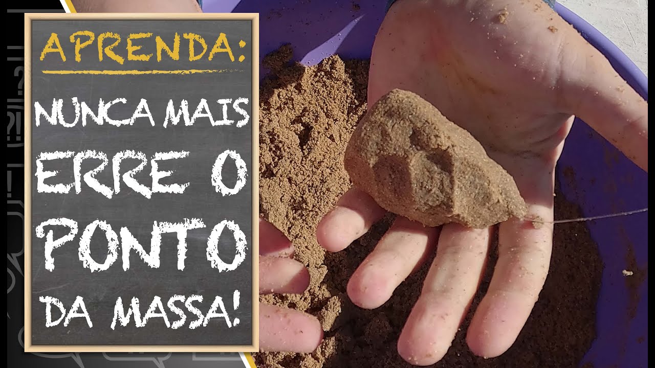 APRENDA: NUNCA MAIS ERRE O PONTO DA MASSA!!!