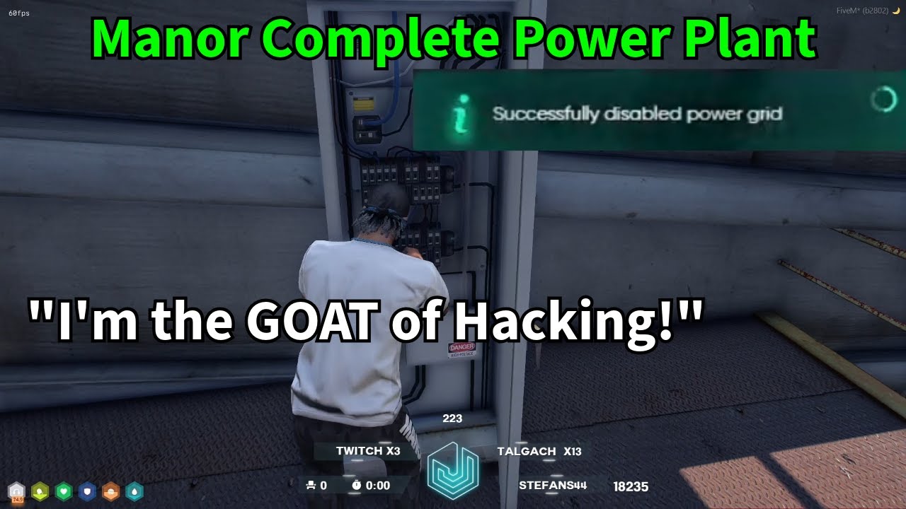 Manor First To Disable Power Plant in NoPixel 4.0
