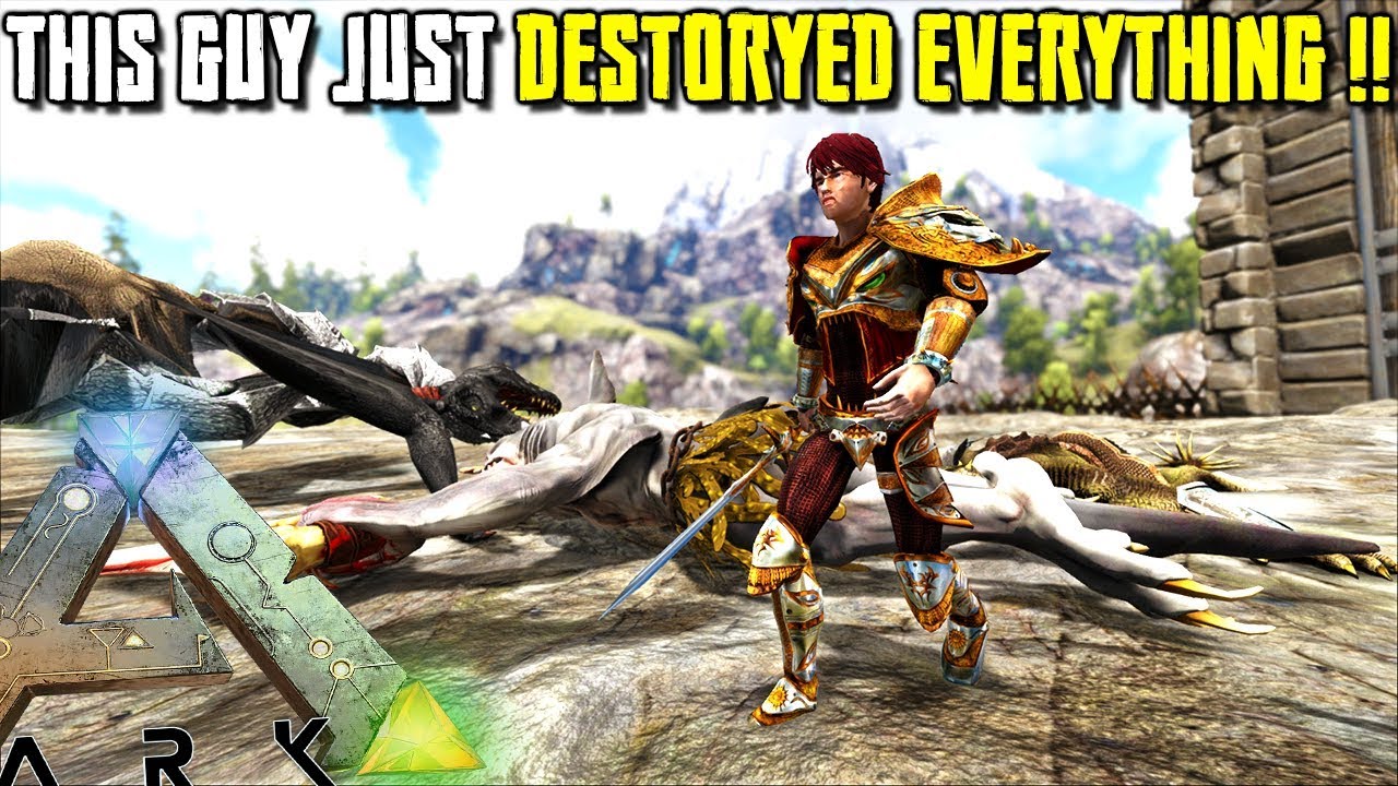 THIS GUY JUST ATTACKED AND DESTROYED EVERYTHING !! | MYTHICAL BEASTS | ARK SURVIVAL EVOLVED [EP7]