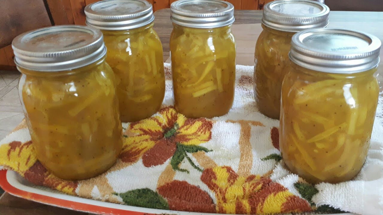 Mustard Bean Pickles - Countryfied Preservatives and Canning