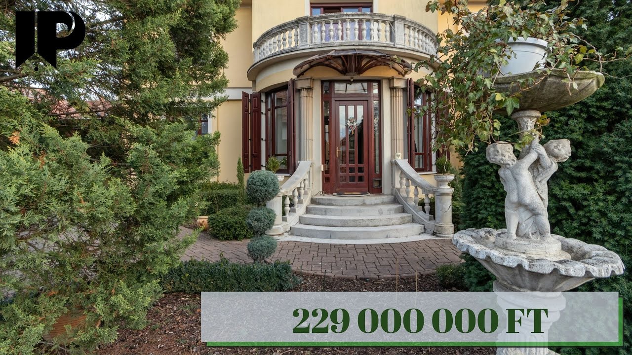 Autentikus villa Dunakeszin, gyönyörű parkkal