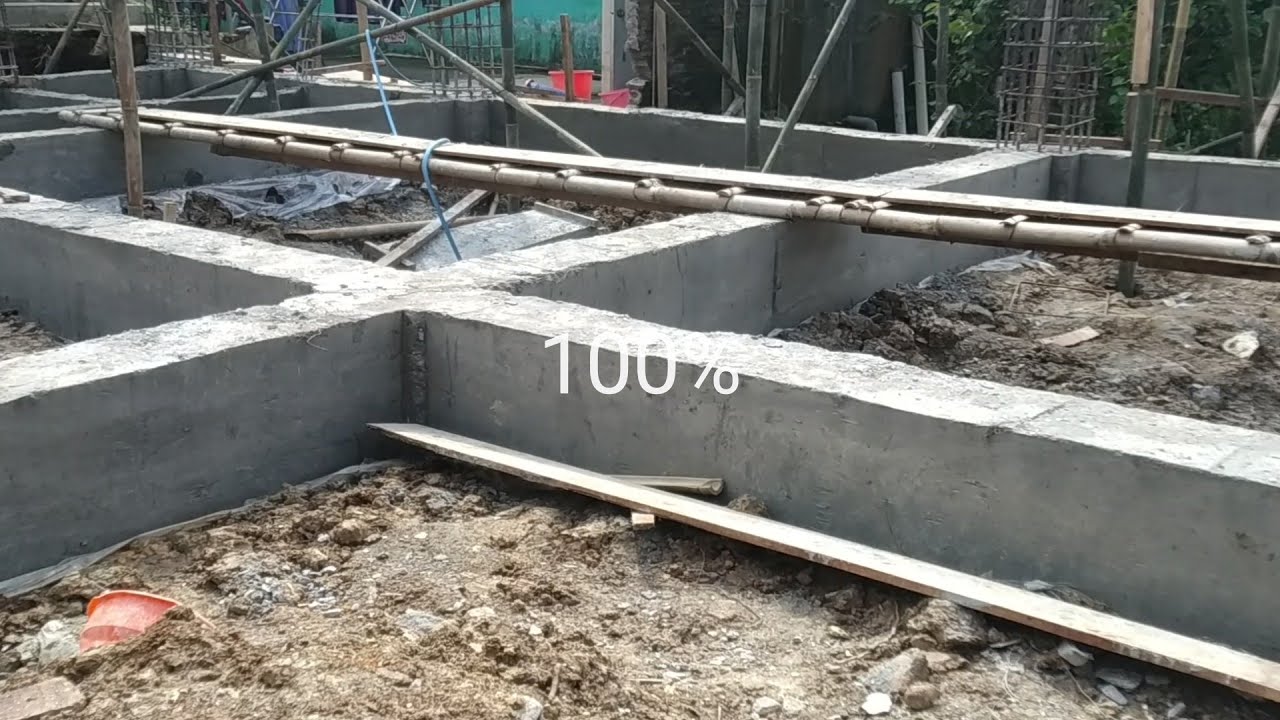 STRUKTUR SLOOF GANTUNG GEDUNG 3 LANTAI. DESAIN,   & HAL-HAL YANG PERLU DIPERHATIKAN SAAT PENGECORAN.