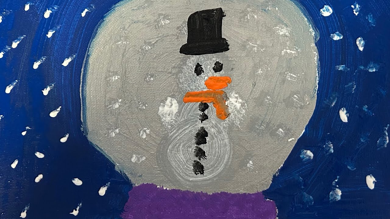 Snowman in a Glass Ball #378
