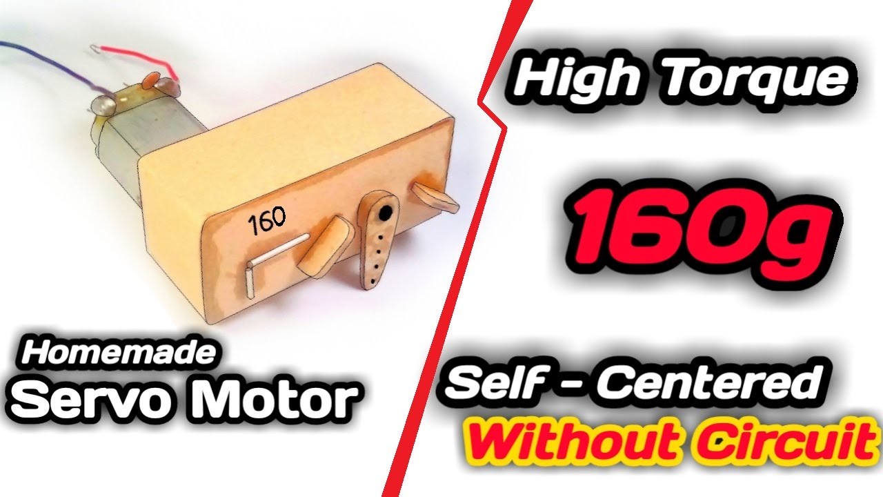How to make Self Centered Servo Motor