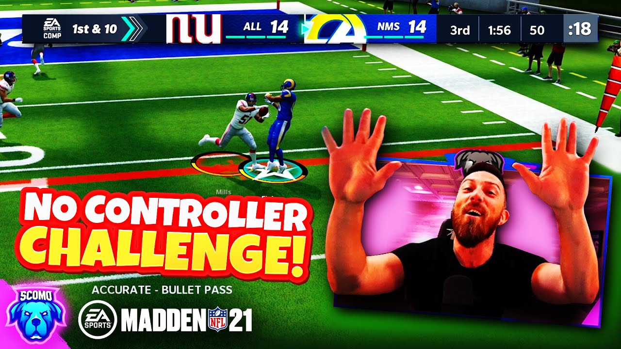 I PLAYED A MADDEN GAME WITHOUT USING MY CONTROLLER! [MADDEN 21]
