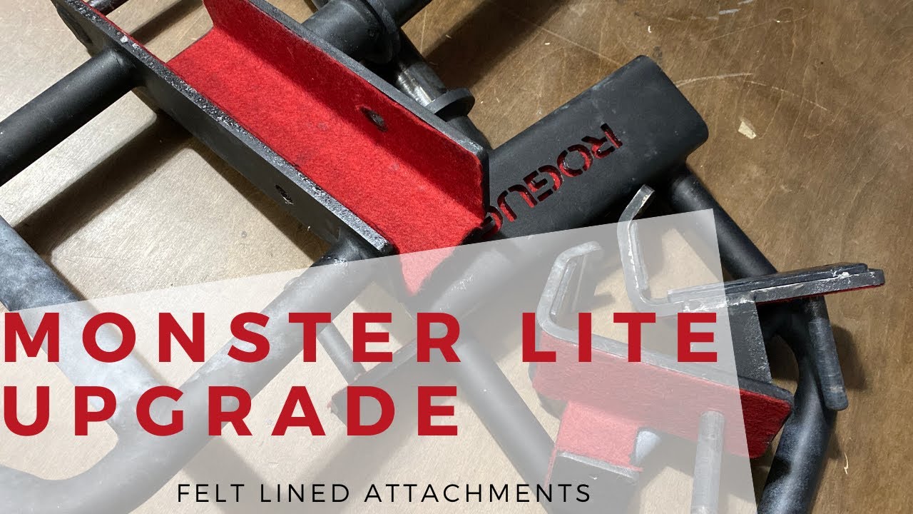 Rogue Monster Lite Power Rack UPGRADE | DIY Felt Lining | Sound Reduction | Finish Protection