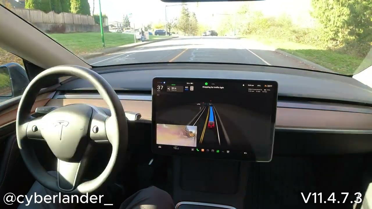 🚗 Tesla FSD Beta Test Drive | Model Y 2022 | Canada Way to Byrne Road | v.11.4.3.7 Software