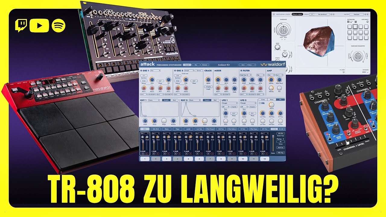 TR-808 zu altbacken? Drummachines und Synths - SequencerTalk 269