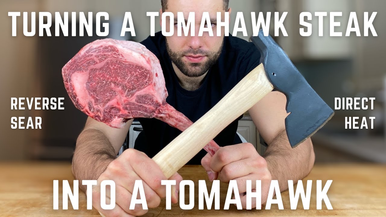 Turning a Tomahawk (steak) into a Tomahawk - Reverse Sear vs. Direct Heat