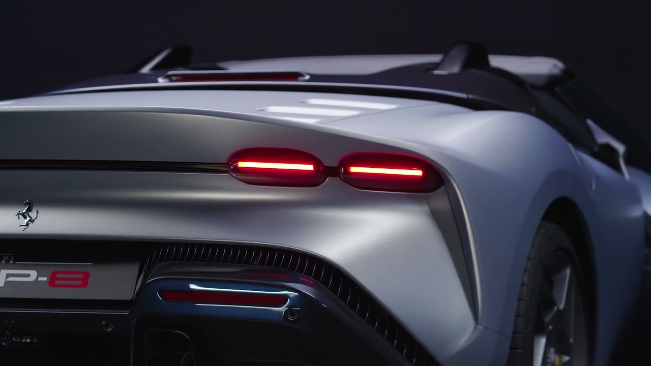The Ferrari SP-8 one-off - footage