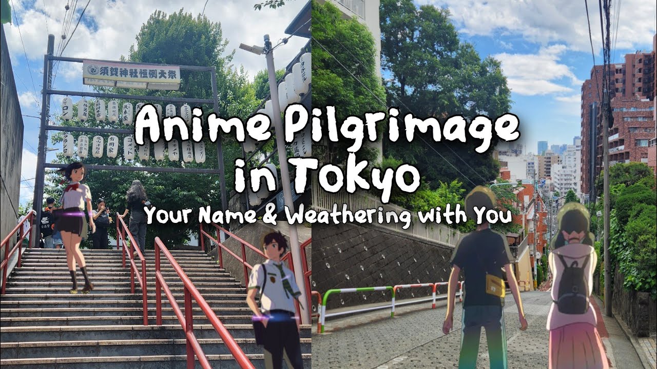 Anime Pilgrimage in Tokyo, Japan 🇯🇵 | Your Name & Weathering with You