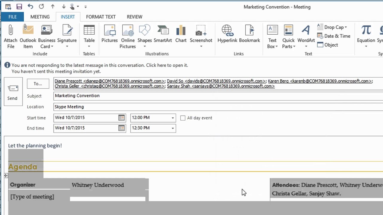 The Modern Meeting in Office 365