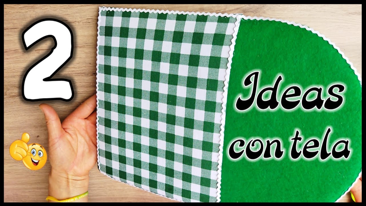 2 LINDAS IDEAS CON TELA Y CARTÓN - Manualidades para el hogar - Crafts with fabric and cardboard