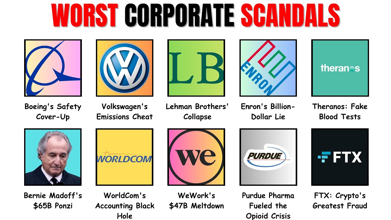 The WORST Corporate Scandals in History Explained