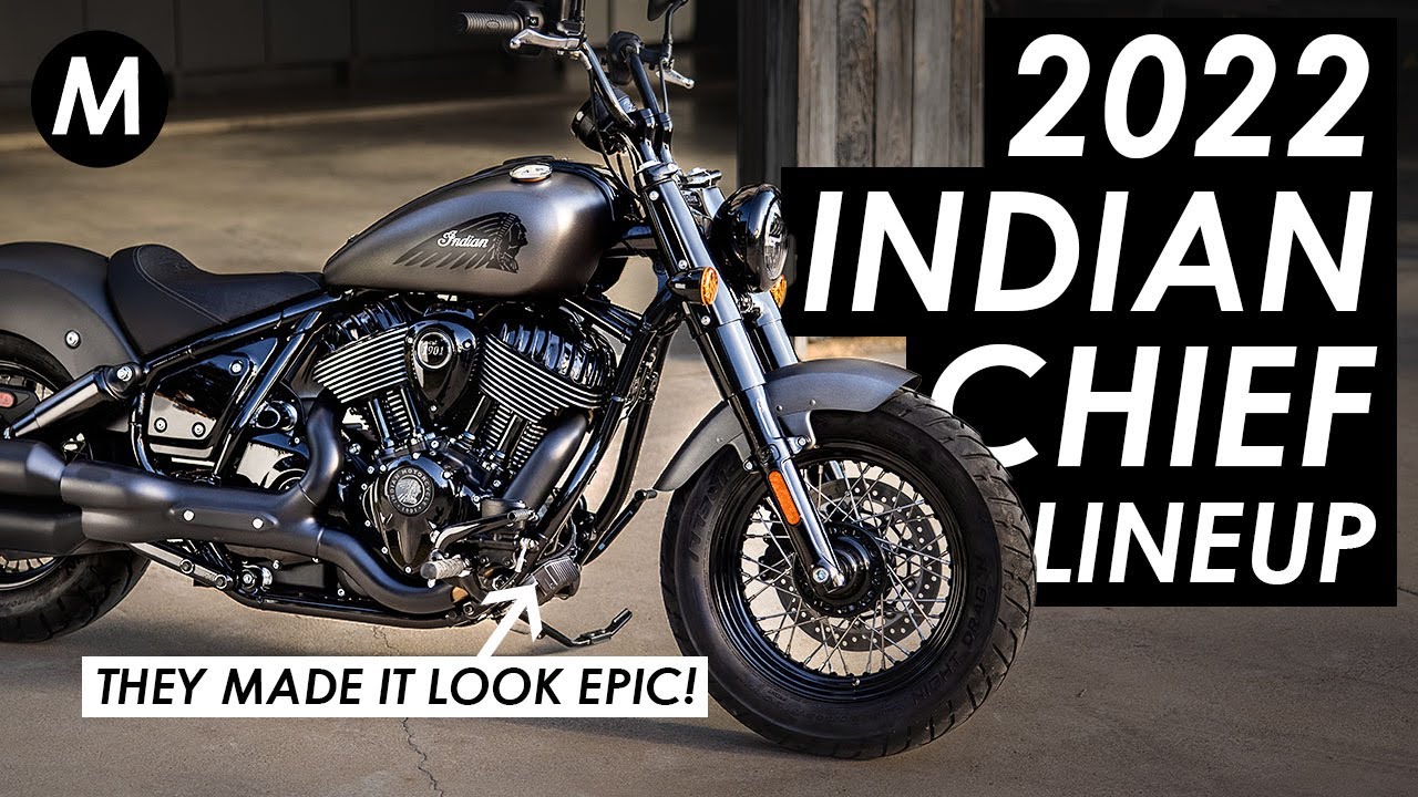 New 2022 Indian Chief Dark Horse, Chief Bobber & Super Chief Limited Announced! Full Specs & Images
