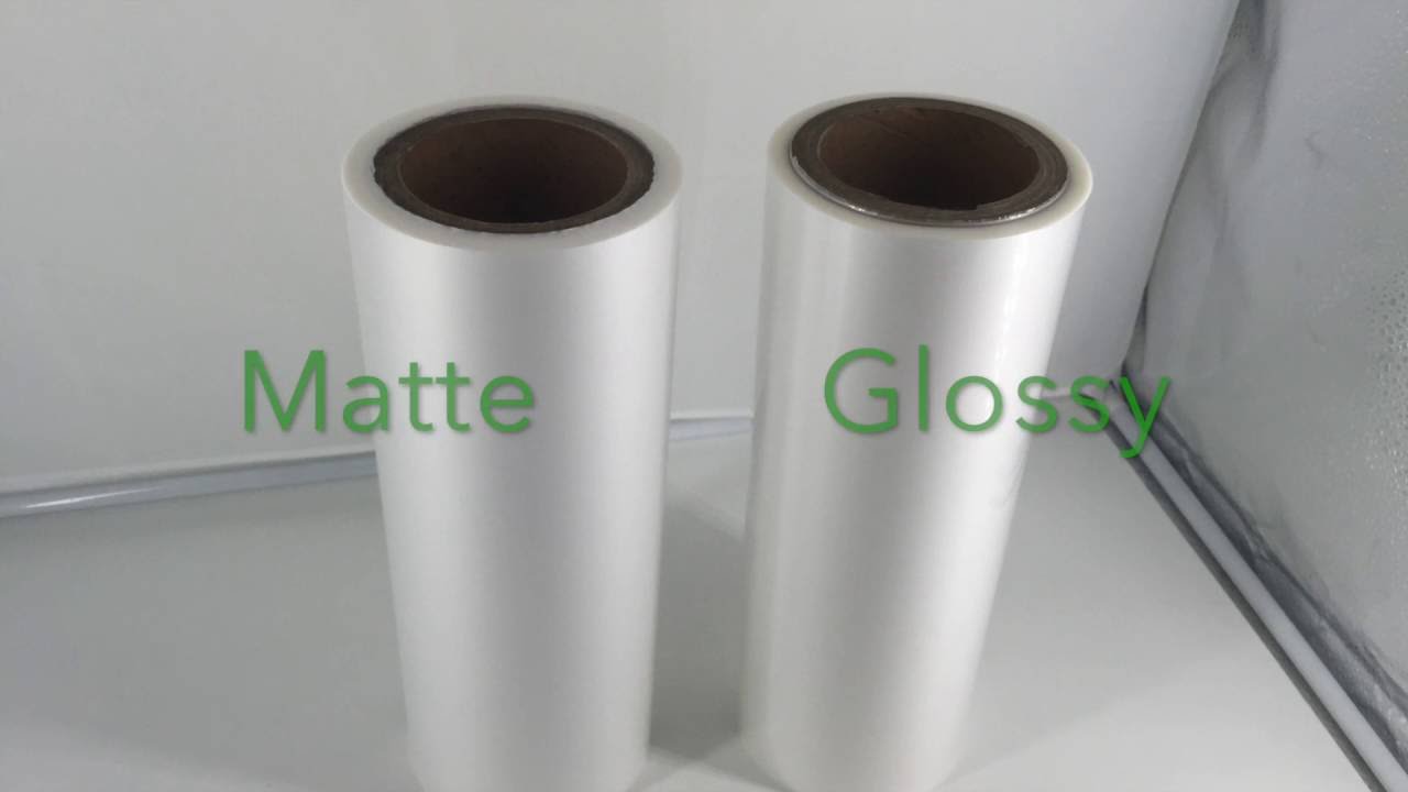 Premium Quality Glossy & Matte Thermal Laminating Film Roll China Manufacturer