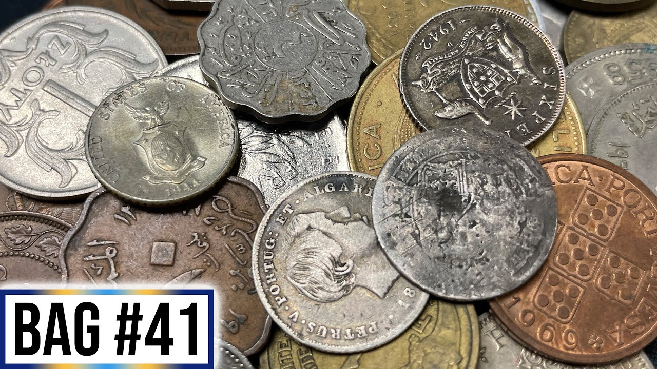 RARE EARLY 1800s SILVER: World Coin Search w/Big & Unique Finds - Bag #41
