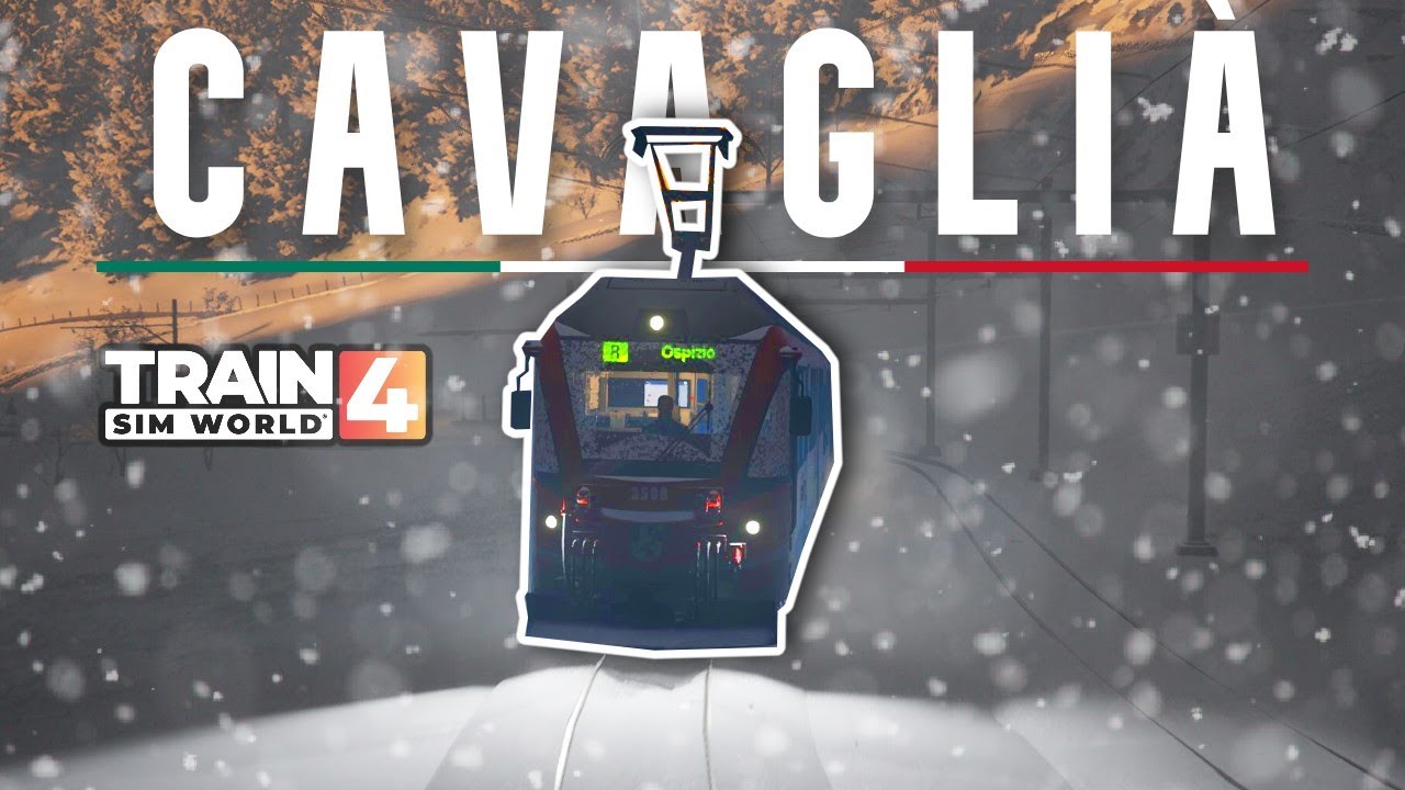 BUFERA DI NEVE A CAVAGLIÀ su TRAIN SIM WORLD 4!