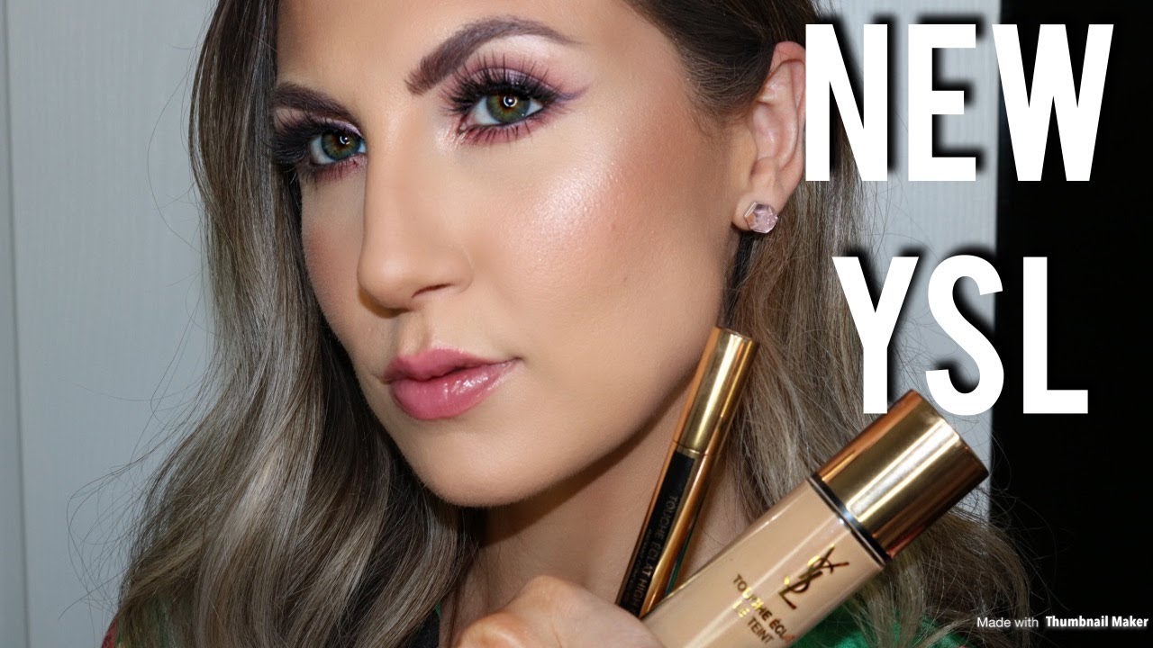 NEW YSL TOUCHE ECLAT PRODUCTS! 9HR WEAR TEST!