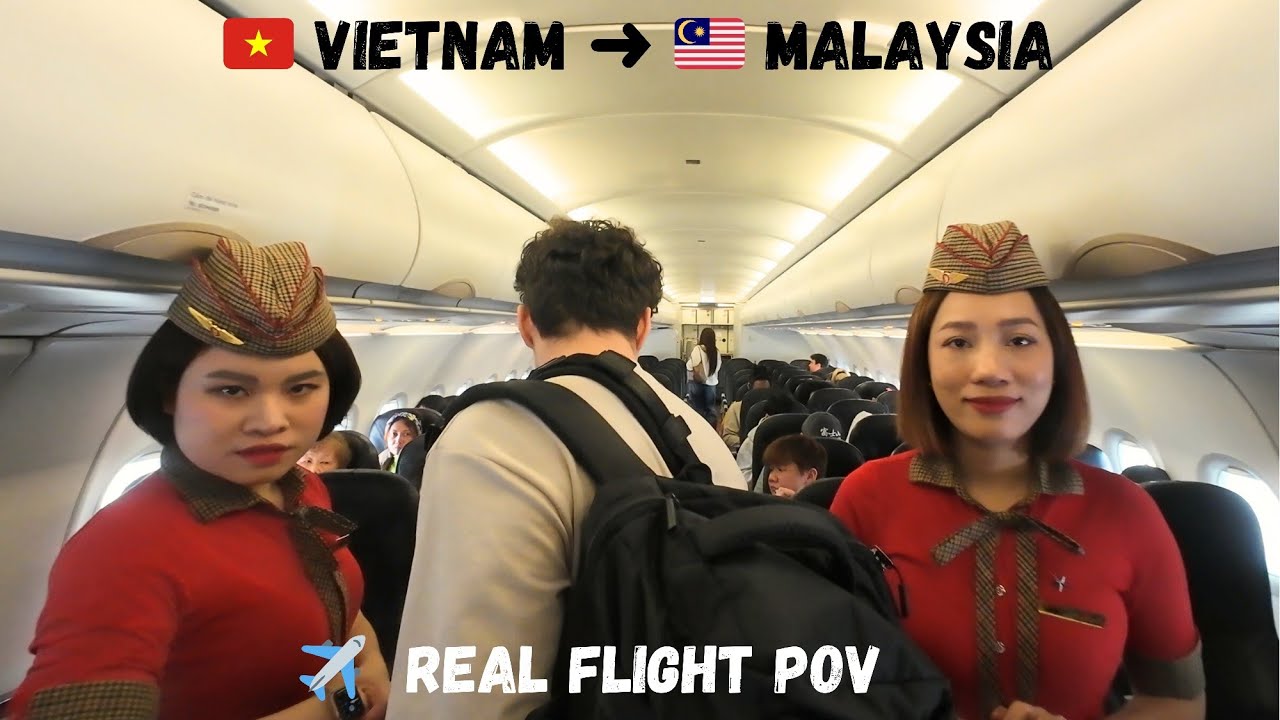 Vietnam to Malaysia POV ✈️ Real Travel Experience #airport 