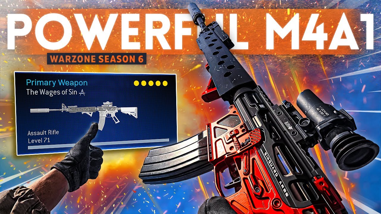 Warzone: This M4 & SP-R Loadout is DEADLY POWERFUL! (Best Class Setup)