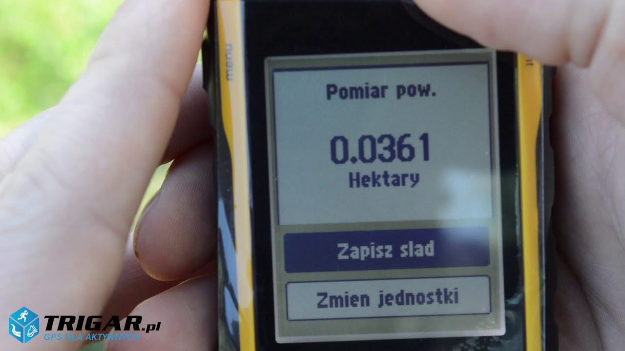 Garmin eTrex 10 - Pomiar Powierzchni Pola