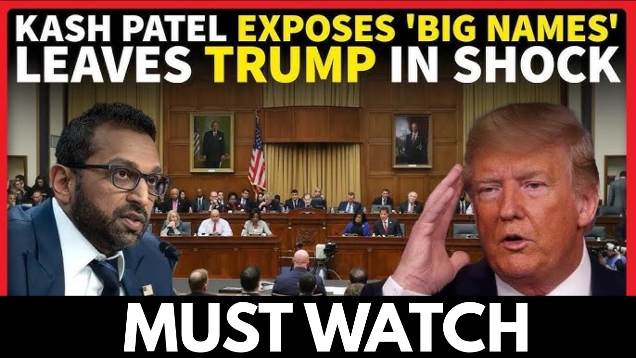 Kash Patel LIVE: FBI Finally EXPOSES Names In Epstein Case | Charlie Kirk | US News | TRUMP | Erika