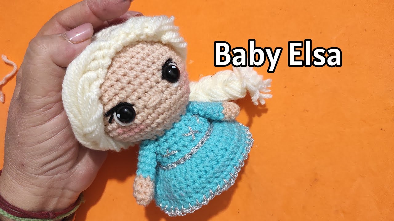 tutorial Baby Elsa di Frozen amigurumi PERSONAGGI/CARTONI ANIMATI  Mercatini #amigurumi #uncinetto