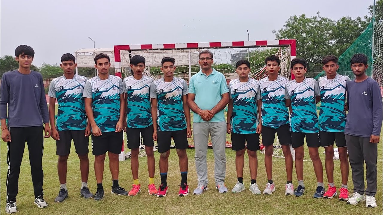 #Handball #Academy #Goal #shot #Ball match #Haryana V/S #Himachal Team extra time mein Faisla hua