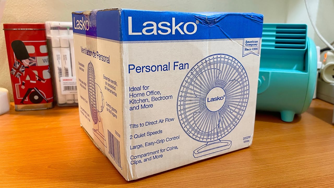Lasko 6” Personal Desk Fan | Unboxing!