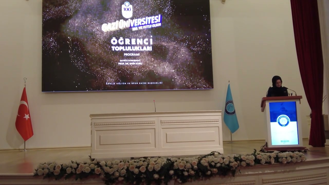 Gazi Üniversitesi Öğrenci Topluluklarının Dünü, Bugünü ve Yarını Konferansı