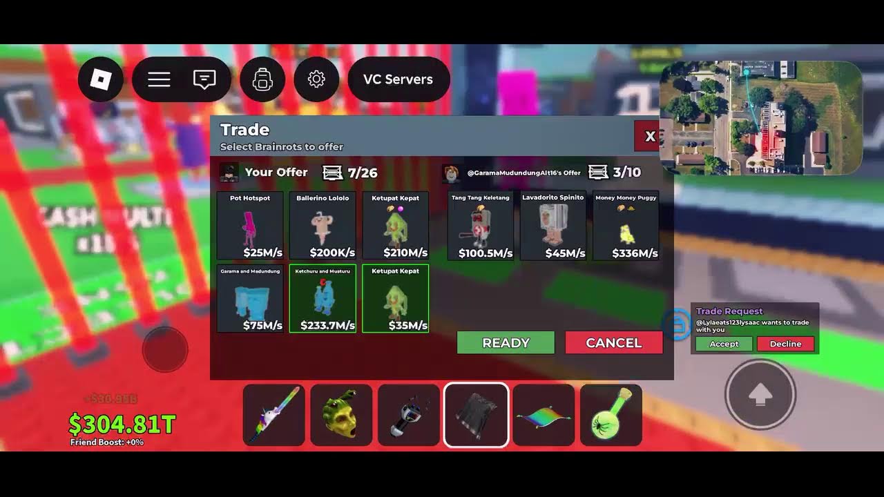 Trading or dueling if duel I use placeholder