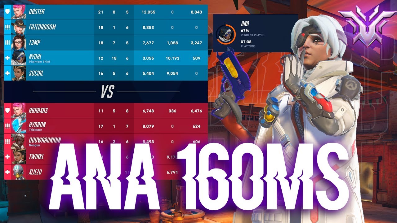Разгром в режиме Чемпион 3 против Гидрона - Рейтинговый матч Overwatch 2