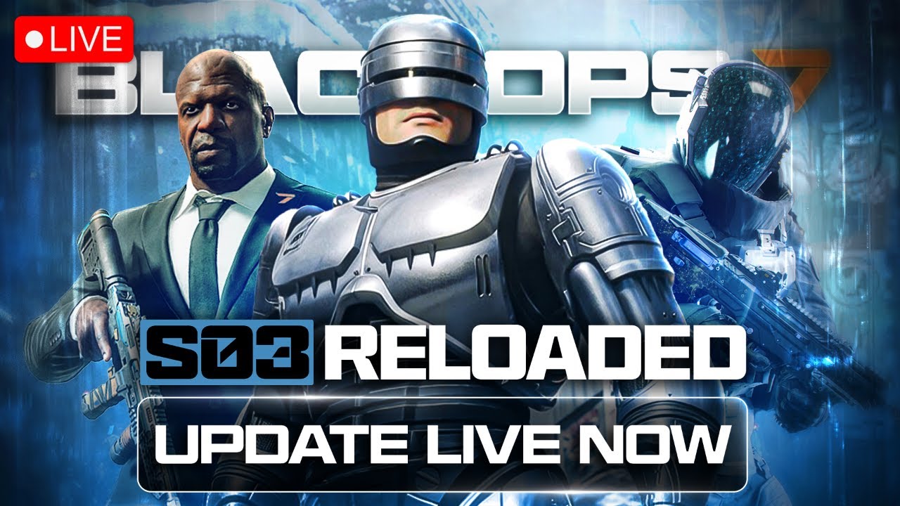 BLACK OPS 7 SEASON 3 RELOADED DLC UPDATE LIVE.. (ACT 2, FREERUN, TOTENREICH & ROBOCOP)