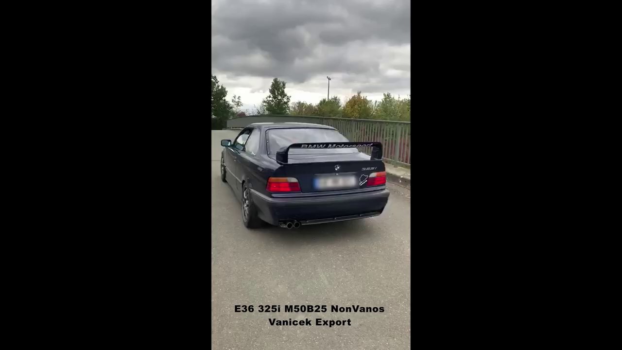 BMW e36 325i Vanicek Export Sound / Acceleration