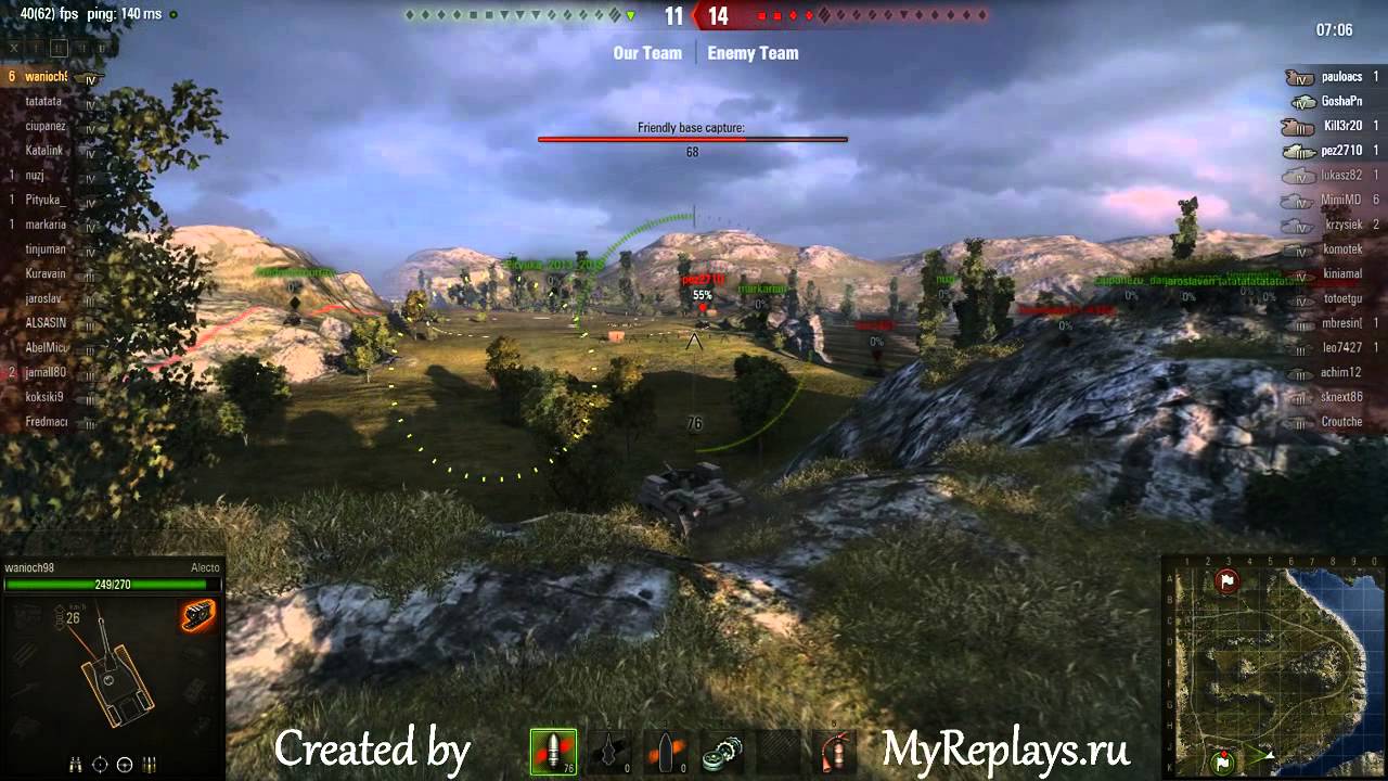 WOT: Cliff - Alecto - 10 frags -