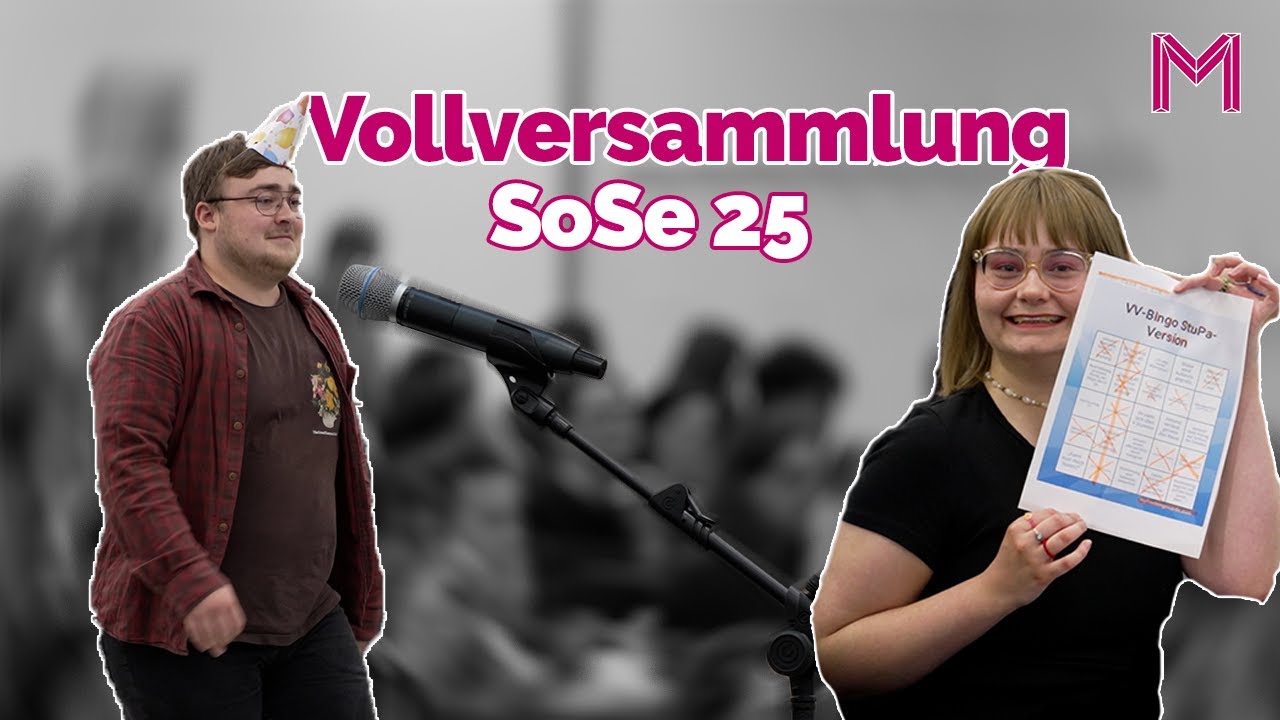 Jazzhands f&uuml;r die Demokratie || VV Sommersemester 2025 || moritz.tv -Universit&auml;t Greifswald