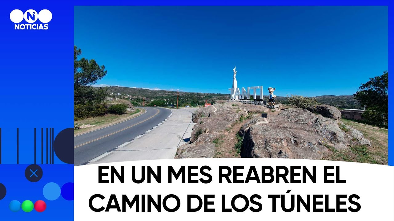 Los túneles de Pocho, un camino que reabre