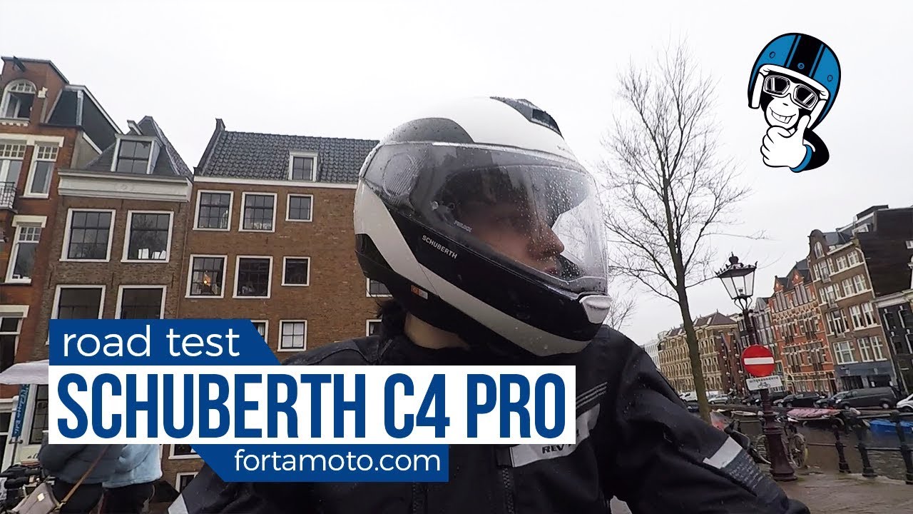 Schuberth C4 PRO motorcycle helmet ROAD TEST | FortaMoto.com