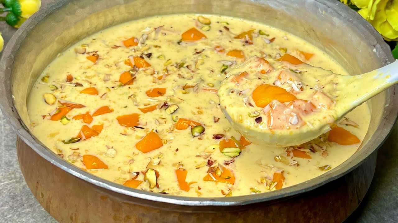 Bawarchi Style Hyderabadi Shadiyon Wali SHAHI AAM KI KHEER Issey Mazadaar Aam Ki Kheer Kahi Nahi